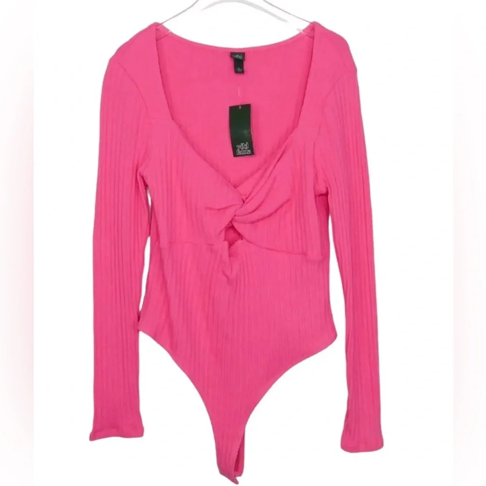 NWT Pink Target Bodysuit Sz M